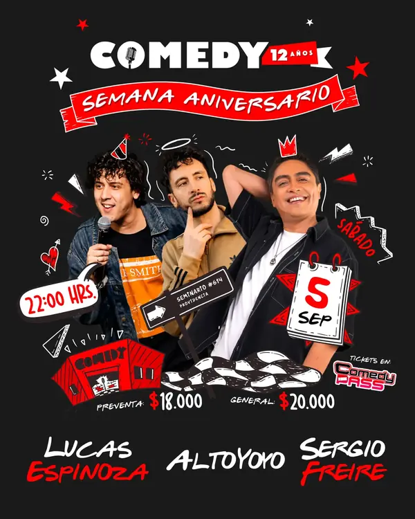 ALTOYOYO, SERGIO FREIRE Y LUCAS ESPINOZA
